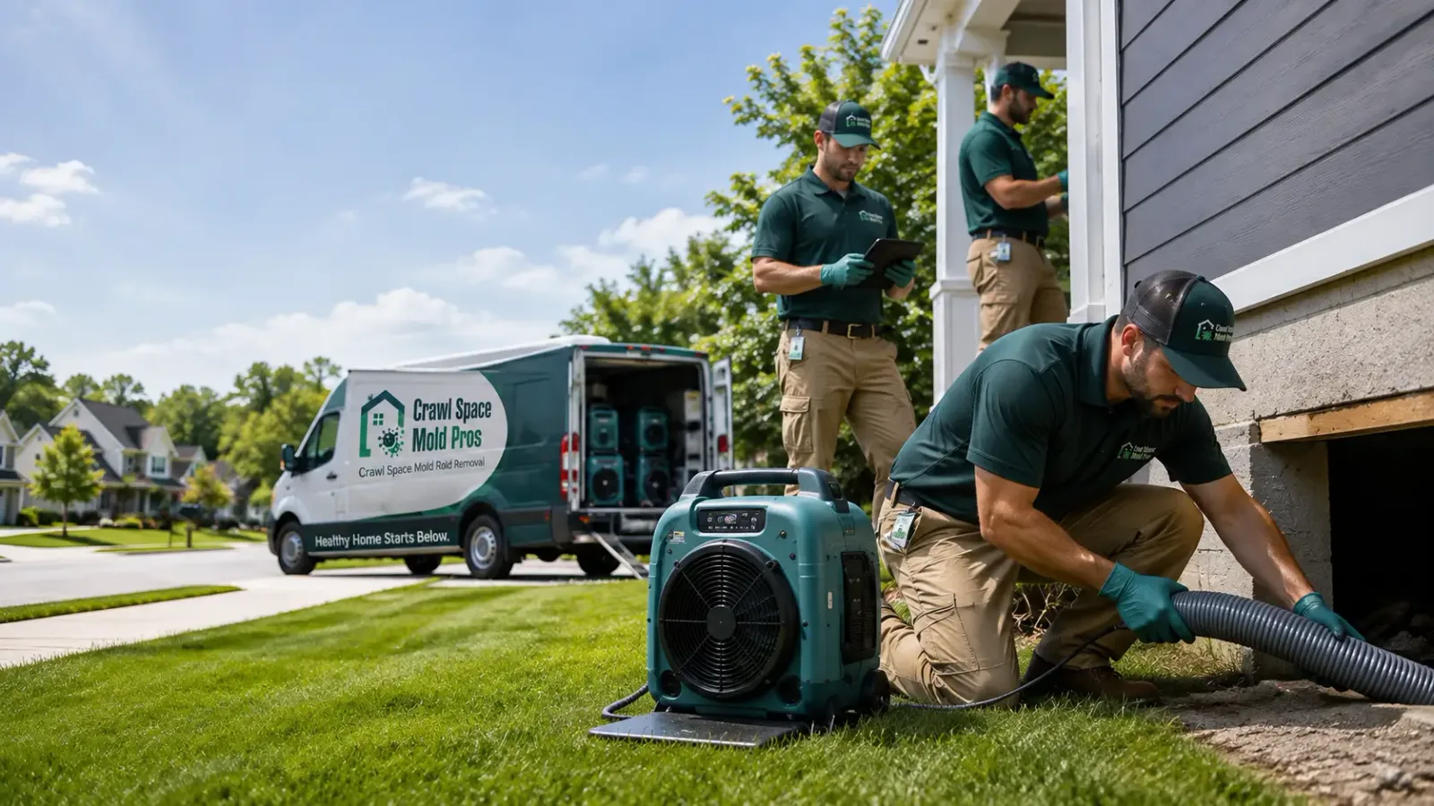 Crawl Space Mold Removal in Foosland, IL